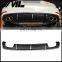 Car Carbon Fiber Rear Bumper Lip for Audi A3 8V TDI Komfort Sedan 4-Door