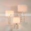 Modern Home Hotel Bedroom Living Room Office Side Table Light K9 Clear Crystal Lamps Alien Prism Crystal Table Lamp