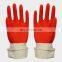 Healthy household gloves long cuff latex fruits cleaning gloves for sale