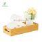 Toilet Paper Storage  Bamboo Tray with Handles Toilet Tissue Holder Organizer Box for Bathroom Toilet Tank Kitchen Counter