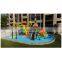 JINGQI Hot sale kids outdoor playground equipment with plastic slide children playground items for sale