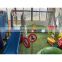 indoor plastic mini baby slide foldable slide with basketball hoop plastic slide