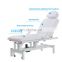 Electric rotatable beauty bed with electric pedicure chair
