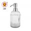 Top Sale Factory Price Custom Logo Cosmetic Package 420ML Custom Fancy Glass Bottle of Liquid Soap Supplier From China