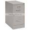 Two Drawer Vertical File Storage Cabinet, US Size Letter and Legal Size steel cabinet, 15" Width x 26-1/4" Height x 22" Depth