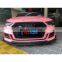 Strong and Durable Military Quality 100% Dry Carbon Fiber Material Front Bumper Lip For AUDI S3 8V