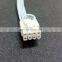 White 8pin Sleeved Pcie Splitter  Female to Dual 8P(6+2)pin Male Power Cable Express Adapter Power Cable
