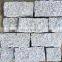 Natural split light grey cobble stone granite driveway paving