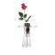 Wholesale Nordic Creative Round Modern Clear Handmade Electroplate Crystal Flower Glass Vase Wedding Garden Tabletop Home Decor