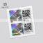 New Arrival PET Material Trackable Hologram Serial Number QR Code Labels