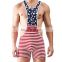 high quality custom design printed gym men singlet sportswear for boys