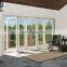 Foshan China  Aluminum Anti-Pinch Folding Door with Clear Double Glass for Interior Decoration