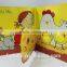 FDT customized creative baby animal soft touch and feel board book