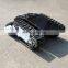 robot tank chassis full suspension rubber track undercarriage military vehicle