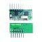 Wireless 433Mhz RF Module Receiver and Transmitter Remote Control Built-in Learning Code 1527 Decoding 4 Channel Output
