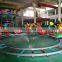 China suppliers fairground amusement park playground equipment small horses train rides for sale