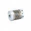Spring Coupling Metal Bellows Clamp Type Spring flexible shaft Coupling for Step Moto CR Bore 4~35 mm