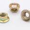 Grade 6 Hexagon Lock Nut With Flange And Fine Pitch Thread DIN ISO Standard