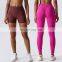 New Fitness Custom Breathable High Waist Scrunch Butt Lift V Shape For Women Gym Yoga Sports Wear Worlout Leggings Shorts Pants
