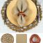 Cheap Wholesale Round Shaped Gold Place Mat Napkin Cloth And Pearl Napkin Ring For Wedding Budget Event Decoration