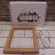 USB Photo Frame With Led Light Inside Wholesale Custom Made Wooden Table Gift Light For Living Room