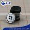 flat side Black MOP natural shell buttons,black mother of pearl sea shells buttons.