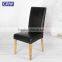 Wooden Legs Dining Chair with PU or Fabric Customized Color PU Chair