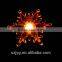 Christmas Transparent Snowflake Led Light Decoration Christmas Street Light With Sucker Base