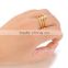 New model star design 18k gold zircon fashion ring finger rings photos