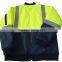 Work wear EN471 Class 3 Hi Viz Yellow Reflective Winter padding Safety bomber jacket