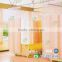 Polyester stripe antibacterial waterproof hospital disposable ward bed curtains