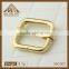 Gold plated square belt ring for man