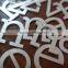 Decorative Art Word With Gold Stamping