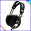 Unique retro headphone with in-line mic and volume control optional for Cell phone and internet meeting or gaming