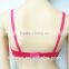 Cheap Rose Red Lace Sexy Girls Big Size Bra