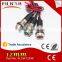 Metal Yellow red 24v 12v 12mm panel mount led indicator light With Wire