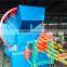 Automatic waste tire recycling line double shaft tire shredder machine