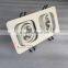 Beautiful high quality indoor LED recessed Down Light 20W with cob Citizen brand 10W X2 3 years warranty