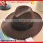 customize Stylish wool felt male fedora hat winter wide brim hat
