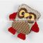 Durable Strong Dog Plush Toys w/squeakers Owl Shape pet animal sound plush dog toy