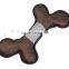 2015 High Quality Resistant training Durable dog oxford toy Bone Shape Brown Colour
