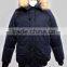 blank bomber jackets with fur trim hood padded jacket winter,fashion jacket men