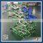 sliding carton FIFO flow gravity rack & shelves