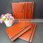 spiral binding custom printed leather journals with performate