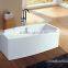 cUPC slim overflow bathtub,center toe-tap drain freestanding bath,hot tub