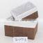 2016 popular set 3 durable PE sundry storage baskets