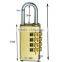 Exquisite design Security 81 mm brass padlock with combination