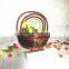 Chiristmas vintage flower girl baskets with handles