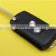 Best price 2 buttons flip remote key cover with groove blade Peugeot 407