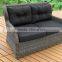 royal synthetic pe rattan garden sofa